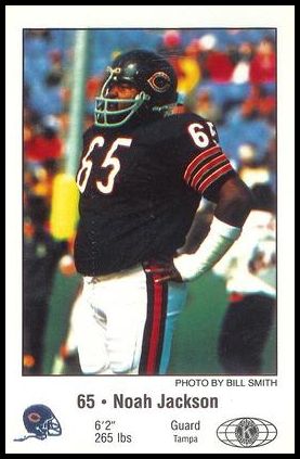 1981 Chicago Bears Police Noah Jackson
